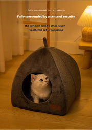 Nidofé Refuge — niche textile pour chat — vue 9