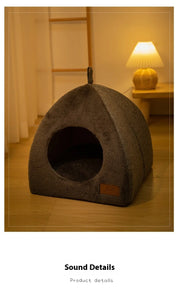 Nidofé Refuge — niche textile pour chat — vue 12