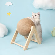 Nidofé Sphère — boule à griffer sur socle — vue 1