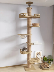 Nidofé Verticale — arbre à chat sol-plafond — vue 13