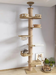 Nidofé Verticale — arbre à chat sol-plafond — vue 4