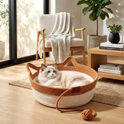 Nidofé Corbeille — panier en corde pour chat — vue 1
