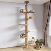 Nidofé Verticale — arbre à chat sol-plafond — vue 1