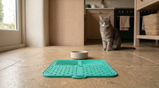 Tapis de léchage à reliefs — Vert