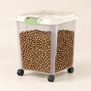 Boîte à croquettes format 15 kg — vue studio illustrative